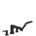 Hansgrohe Talis E - 4-Hole Rim-Mounted Bath Mixer - Unbeatable Bathrooms