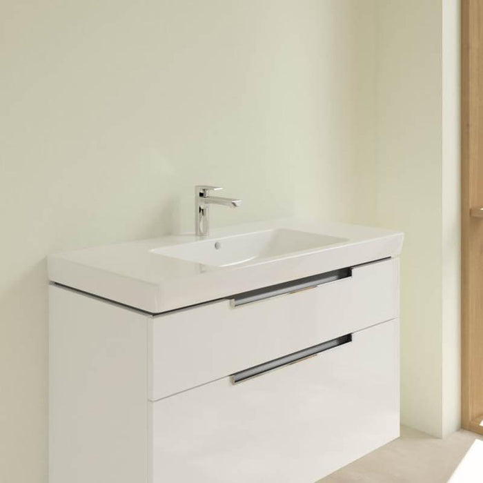 Villeroy & Boch Subway 2.0 1000mm Vanity Unit - Wall Hung 2 Drawer Unit - Unbeatable Bathrooms