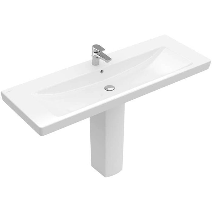 Villeroy & Boch Subway 2.0 100/130cm 1TH Wall Hung Basin with Overflow (Unpolished) - Unbeatable Bathrooms