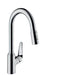 Hansgrohe Focus M42 - Single Lever Kitchen Mixer 220 with Pull-Out Spray, 2 Spray Modes - Unbeatable Bathrooms