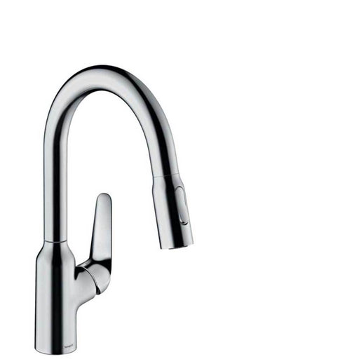 Hansgrohe Focus M42 - Single Lever Kitchen Mixer 180 with Pull-Out Spray and Sbox, 2 Spray Modes - Unbeatable Bathrooms