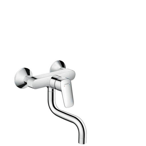 Hansgrohe Logis M31 - Single Lever Kitchen Mixer Wall-Mounted, Single Spray Mode - Unbeatable Bathrooms
