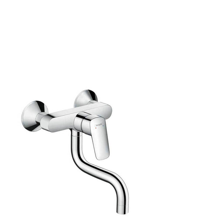 Hansgrohe Logis M31 - Single Lever Kitchen Mixer Wall-Mounted, Single Spray Mode - Unbeatable Bathrooms