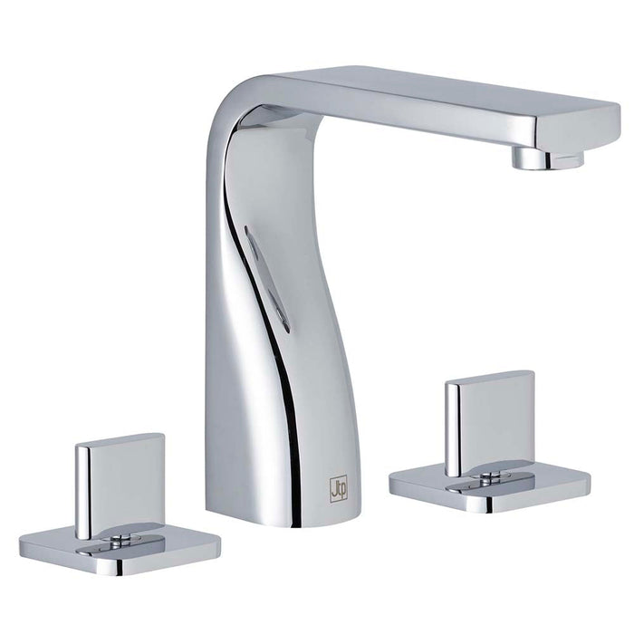 JTP Curve 3 Hole Basin Mixer Tap - Unbeatable Bathrooms