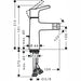 Hansgrohe Talis S - Single Lever Bidet Mixer with Pop-Up Waste - Unbeatable Bathrooms