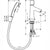 Hansgrohe Talis Select S - Basin Mixer 100 with Bidet Spray and Shower Hose 160cm - Unbeatable Bathrooms
