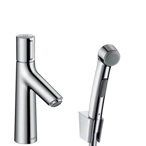 Hansgrohe Talis Select S - Basin Mixer 100 with Bidet Spray and Shower Hose 160cm - Unbeatable Bathrooms