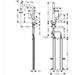 Hansgrohe Talis Select M51 - Single Lever Kitchen Mixer 220 with Pull-Out Spout and Sbox, Single Spray Mode - Unbeatable Bathrooms