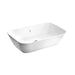 Vitra Geo 600mm Soft-Square Countertop Basin - 0 & 1TH - Unbeatable Bathrooms