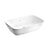 Vitra Geo 600mm Soft-Square Countertop Basin - 0 & 1TH - Unbeatable Bathrooms