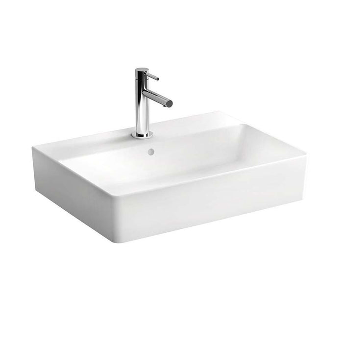 Vitra Nuo 500/600mm 1TH Countertop Basin - Unbeatable Bathrooms