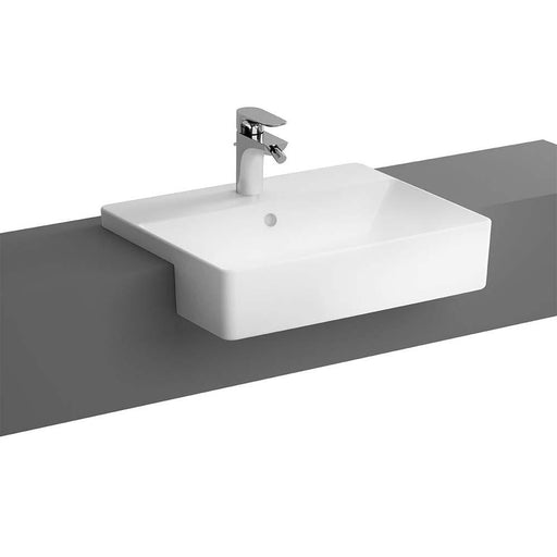 Vitra Nuo 550mm 1TH Semi-Recessed Basin - Unbeatable Bathrooms