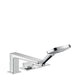 Hansgrohe Metropol - 3-Hole Rim-Mounted Single Lever Bath Mixer with Loop Handle - Unbeatable Bathrooms