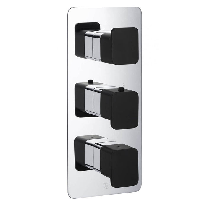 JTP AXEL Thermostatic Concealed 2 Outlet Shower Valve - 74690 - Unbeatable Bathrooms