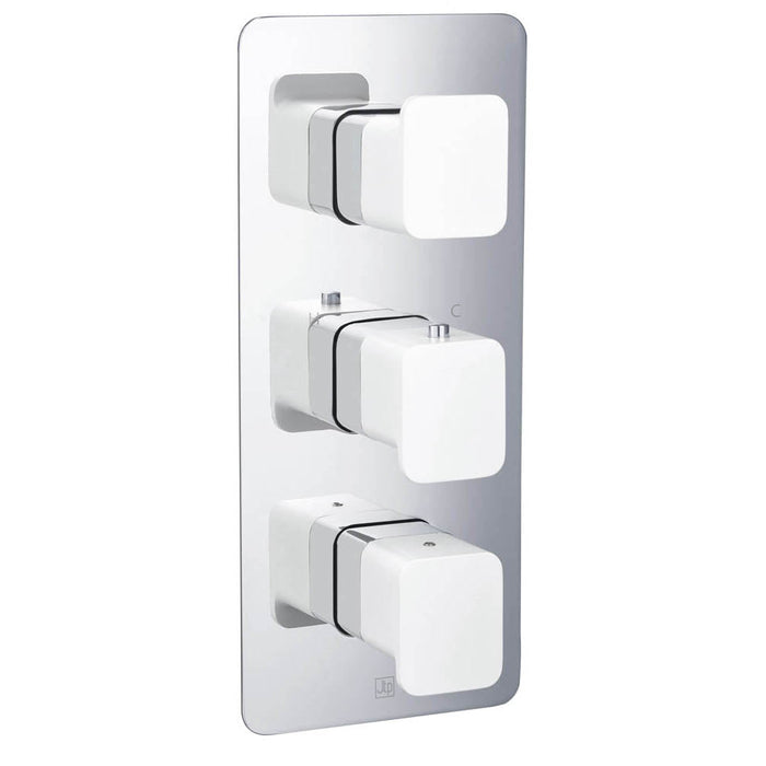 JTP AXEL Thermostatic Concealed 2 Outlet Shower Valve - 74690 - Unbeatable Bathrooms