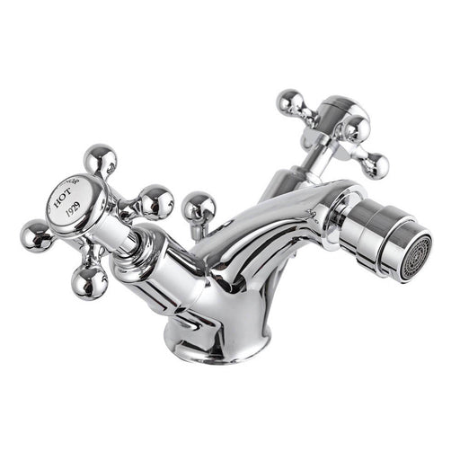 JTP Grosvenor Cross Bidet Mixer Tap With Pop Up Waste - Unbeatable Bathrooms