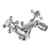 JTP Grosvenor Cross Bidet Mixer Tap With Pop Up Waste - Unbeatable Bathrooms