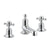 JTP Grosvenor Cross 3 Hole Bath Filler Tap - Unbeatable Bathrooms