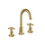 JTP Grosvenor Cross 3 Hole Basin Mixer Tap Swivel Spout - Unbeatable Bathrooms