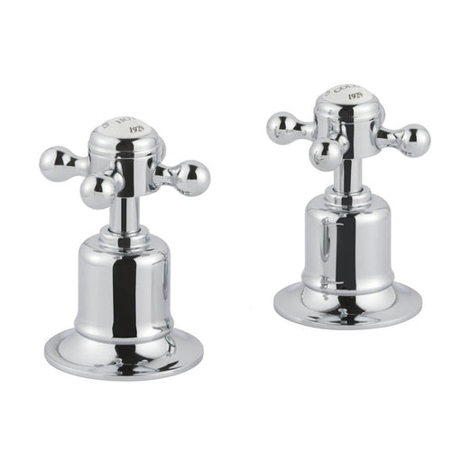 JTP Grosvenor Cross Panel Valves (Pair) - Unbeatable Bathrooms