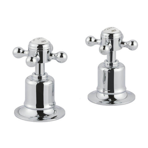 JTP Grosvenor Cross Panel Valves (Pair) - Unbeatable Bathrooms