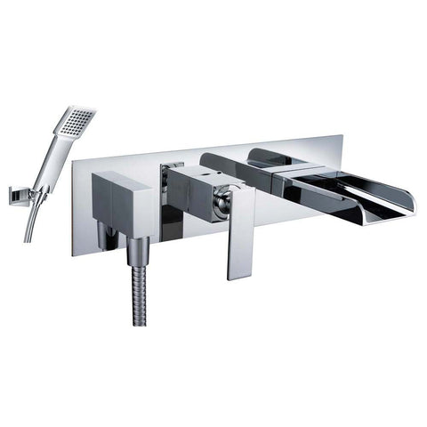 JTP Cascata 3 Hole Wall Mounted Bath Shower Mixer Tap - Unbeatable Bathrooms