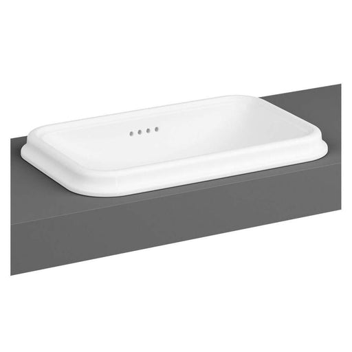 Vitra Valarte 580mm 0TH Counter Inset Basin - Unbeatable Bathrooms