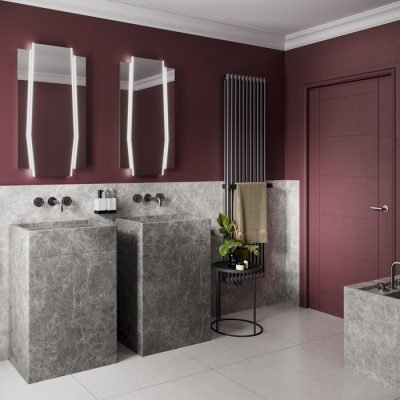 HiB Maxim LED Shaped Bathroom Mirror (Various Sizes) - Unbeatable Bathrooms