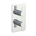 JTP Amore Thermostatic Concealed 1 Outlet 2 Controls Shower Valve - Unbeatable Bathrooms