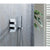 JTP Amore Thermostatic Concealed 2 Outlet 2 Controls Shower Valve - Unbeatable Bathrooms