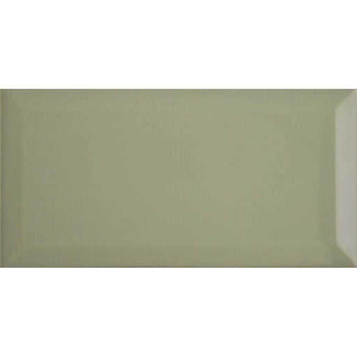 Metro 200 x 100 Bevelled Wall Tile - Sage Gloss (Per M²) - Unbeatable Bathrooms