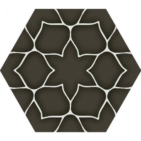Kerala Hexagon 285 x 330mm Tile - Charcoal (Per M²) - Unbeatable Bathrooms