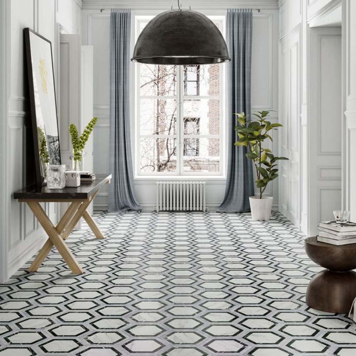 Agra Hexagon 285mm x 330mm Floor Tiles (Per M²) - Unbeatable Bathrooms