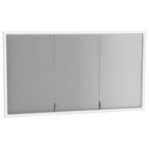 Vitra Deluxe Three Door Built-in Mirror Cabinet - Unbeatable Bathrooms