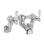 JTP Grosvenor Lever Wall Mounted 2 Hole Bath Filler Tap - Unbeatable Bathrooms