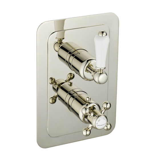 JTP Grovenor Lever Thermo Concealed 1 Outlet Shower Valve-Vertical - Unbeatable Bathrooms