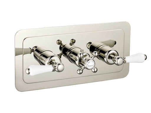 JTP Grosvenor Lever Thermo Concealed 3 Outlet Shower Valve, Horizontal - Unbeatable Bathrooms