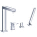 JTP Athena 4 Hole Single Lever Bath Shower Mixer Tap - Unbeatable Bathrooms