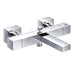 JTP Athena Square 2 Hole Thermostatic Bath Shower Mixer Tap - Unbeatable Bathrooms