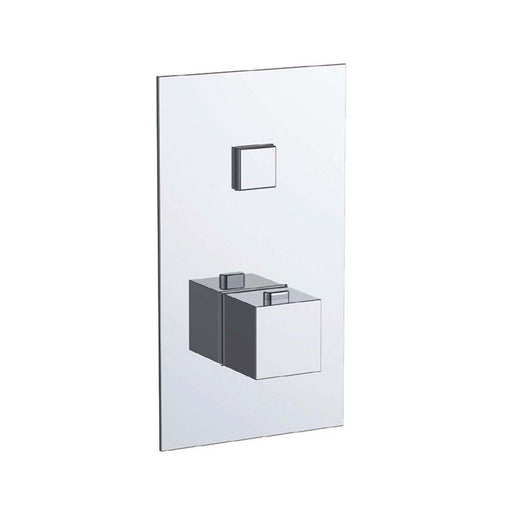 JTP Athena Touch Push Button Thermostatic 1 Outlet 2 Controls Shower Valve - Unbeatable Bathrooms