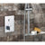 JTP Athena Touch Push Button Thermostatic 1 Outlet 2 Controls Shower Valve - Unbeatable Bathrooms