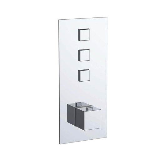 JTP Athena Touch Push Button Thermostatic 3 Outlet 4 Controls Shower Valve - Unbeatable Bathrooms