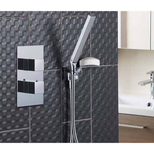 JTP Athena Thermostatic Concealed 2 Outlet 2 Controls Shower Valve - Unbeatable Bathrooms
