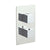 JTP Athena Thermostatic Concealed 2 Outlet 2 Controls Shower Valve - Unbeatable Bathrooms