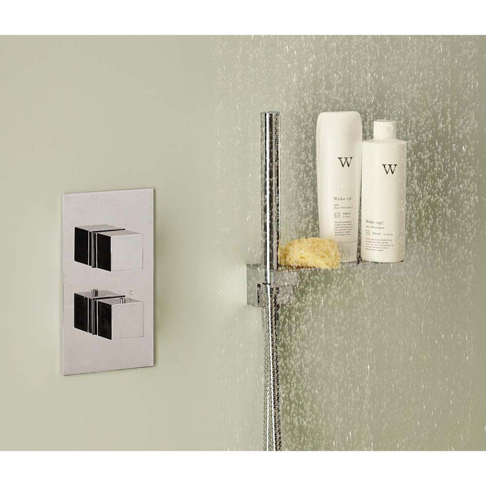 JTP Athena Thermostatic Concealed 2 Outlet 2 Controls Shower Valve - Unbeatable Bathrooms