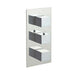 JTP Athena Thermostatic Concealed 2 Outlet 3 Controls Shower Valve - Unbeatable Bathrooms