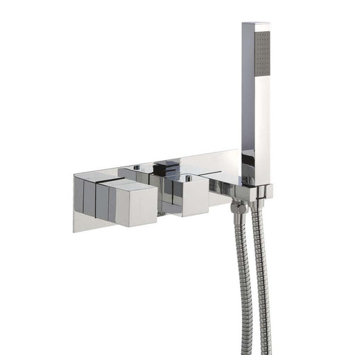 JTP Athena Thermostatic Concealed 2 Outlet Shower Valve with Handset Attachment - Unbeatable Bathrooms
