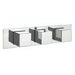 JTP Athena Slimline Thermostatic Concealed 3 Outlet 3 Controls Shower Valve Horizontal - Unbeatable Bathrooms