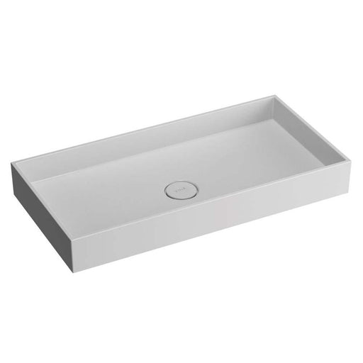 Vitra Memoria 800mm 0TH Rectangular Countertop Basin - Unbeatable Bathrooms