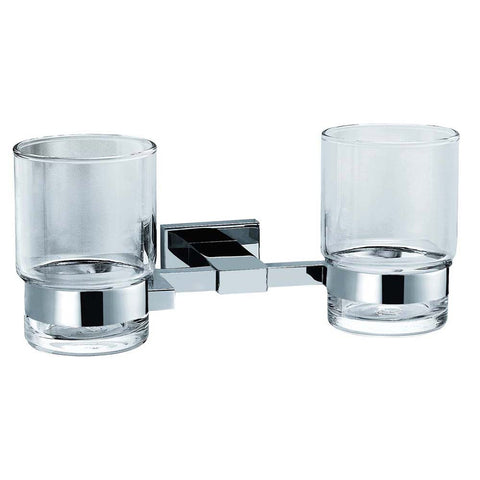 JTP Ludo Double Tumbler Holder - Unbeatable Bathrooms